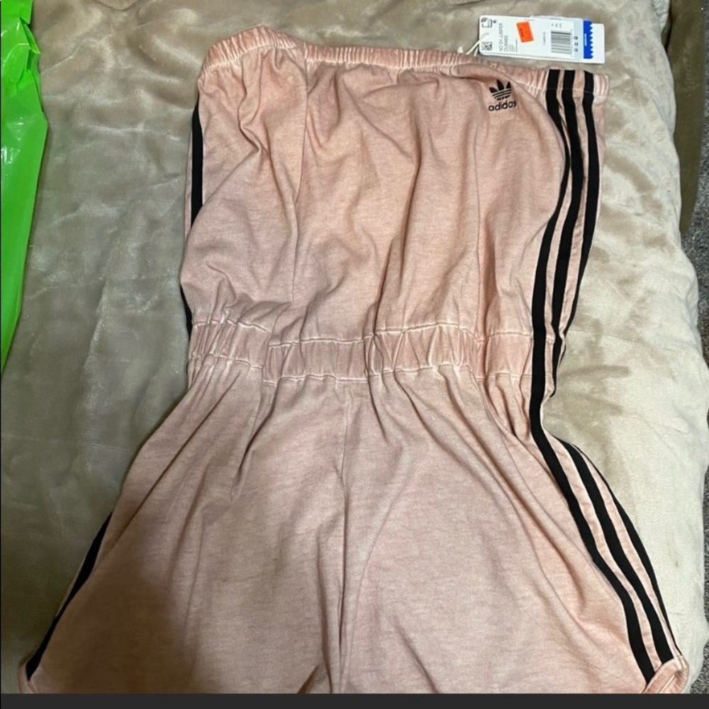 Adidas Romper strapless new with tags Large